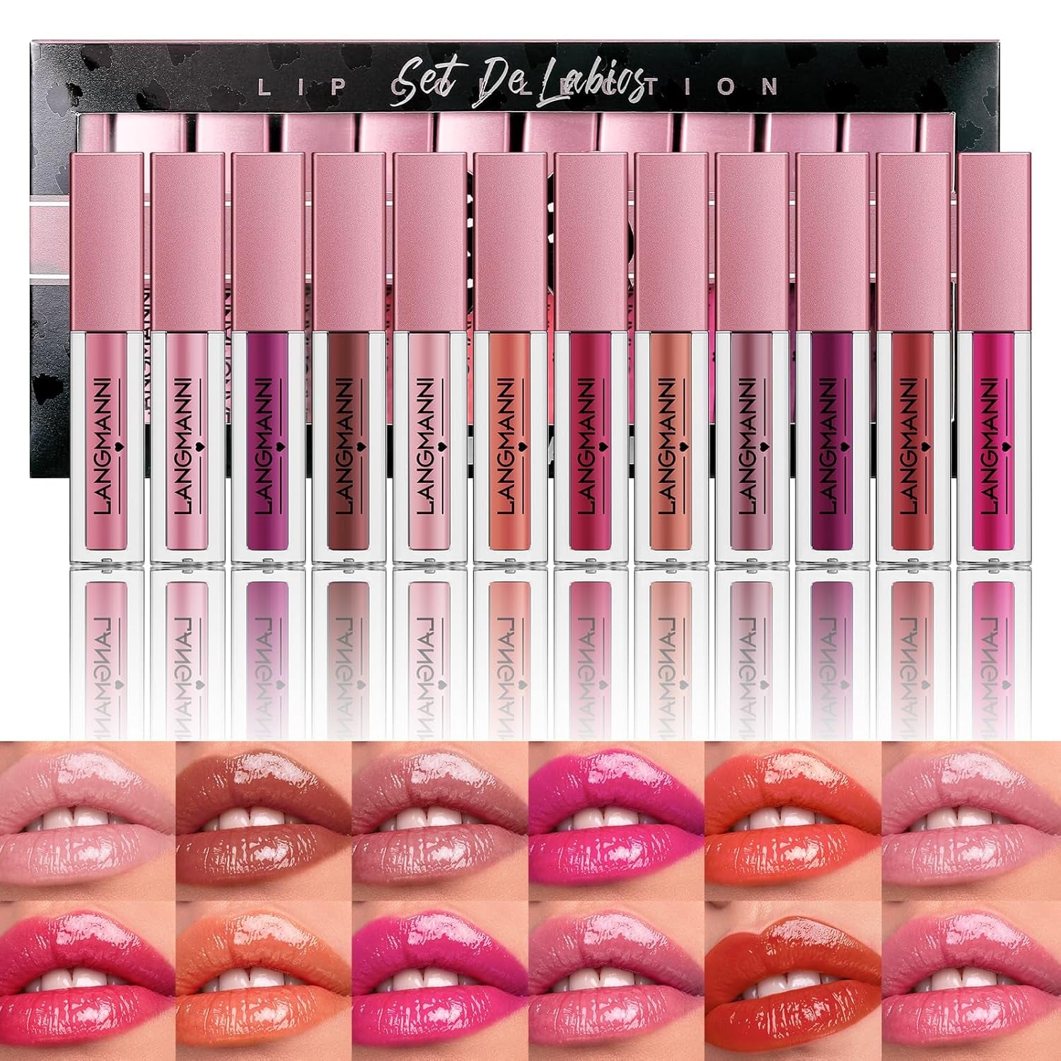 12-Pc Lip Gloss Collection – Glossy-A