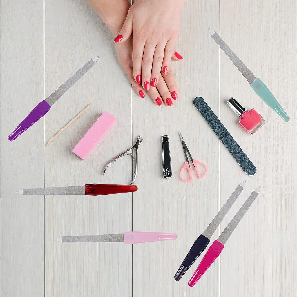 6PCS Stainless Steel Nail File Set – Sharp Tip
