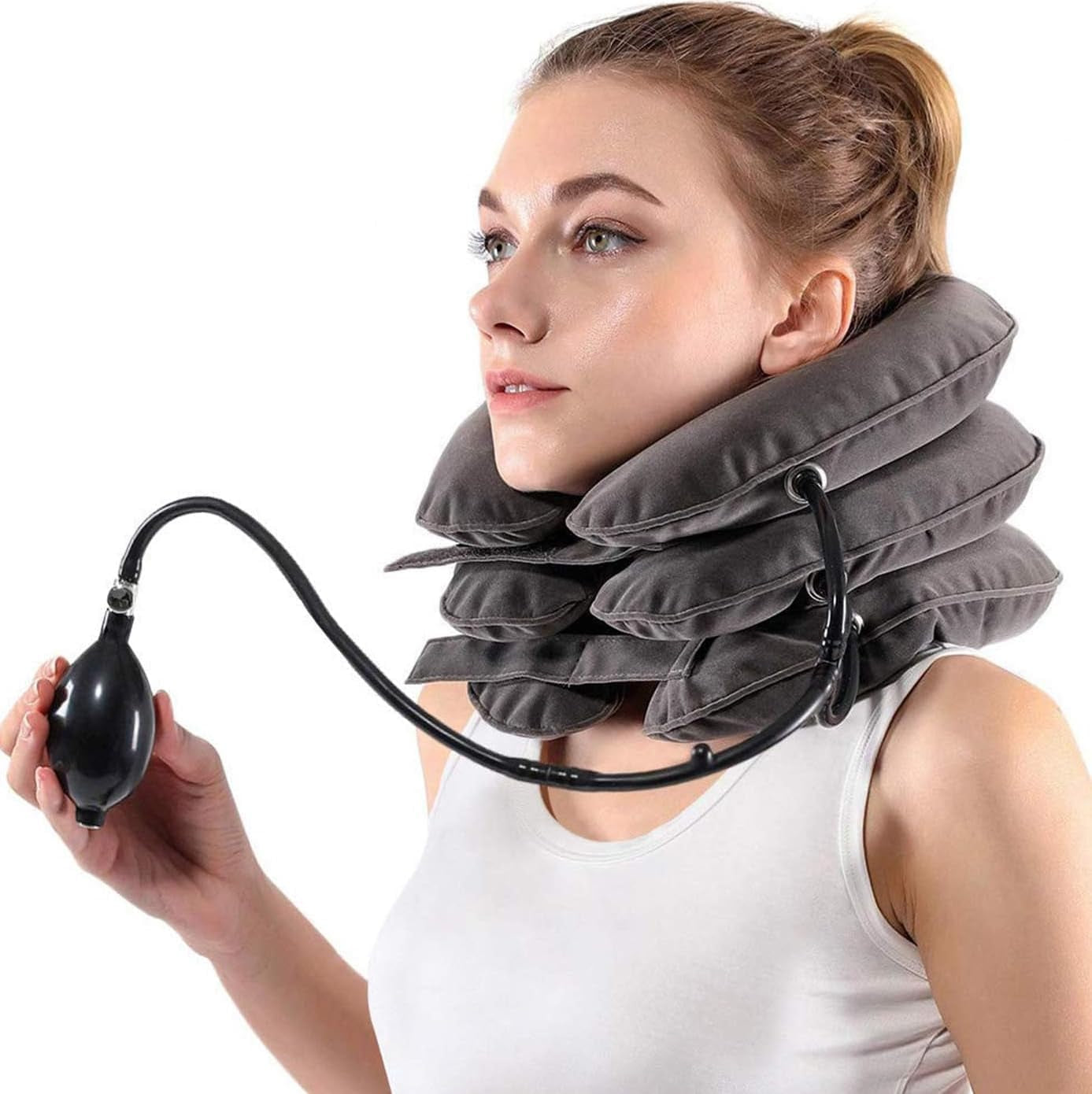 Inflatable Cervical Neck Traction Device – Pain Relief