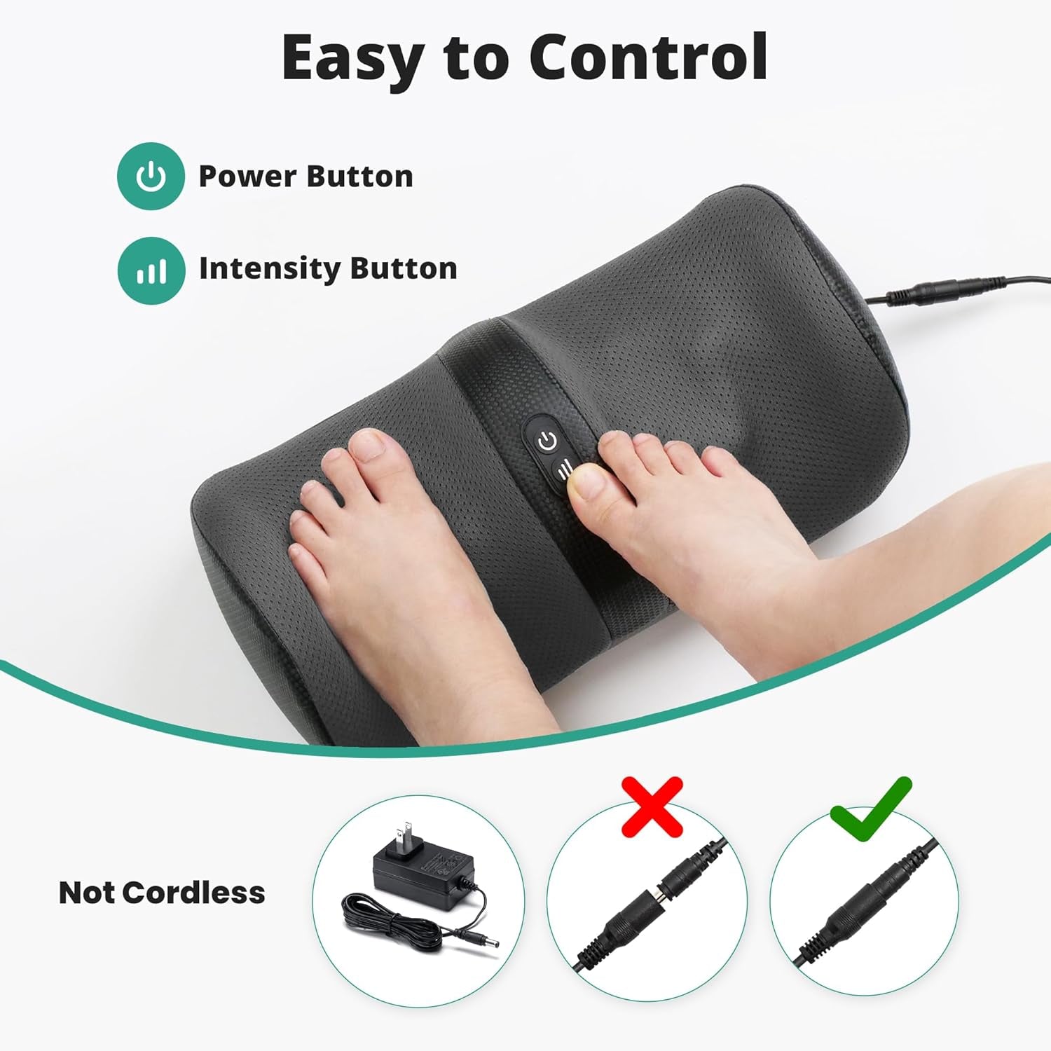 Shiatsu Foot & Calf Massager with Heat