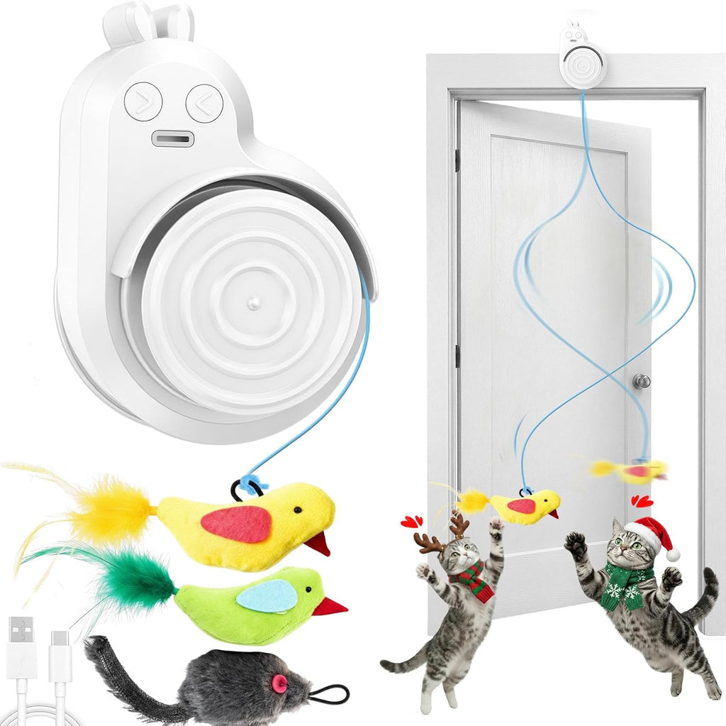 Interactive Cat Toy – Flying Bird & Mouse