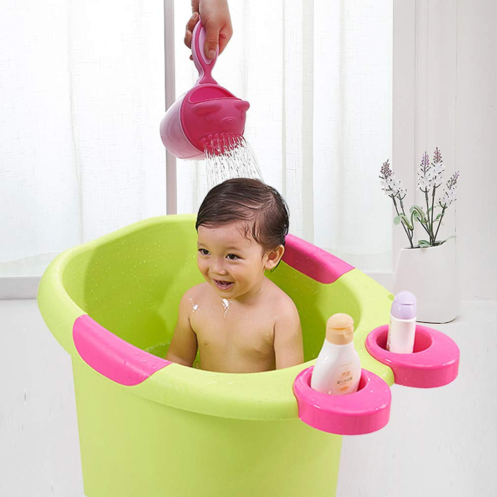 Rinse Shampoo Baby Bath Wash Hair Cup by Protecting Infant Eyes (Green)