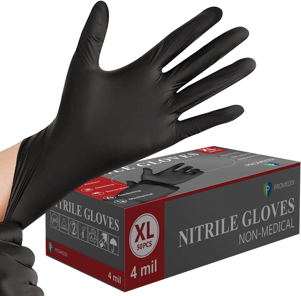 Nitrile Disposable Gloves 4Mil, 100 Count