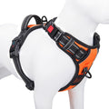 No-Pull Dog Harness – Medium, Orange