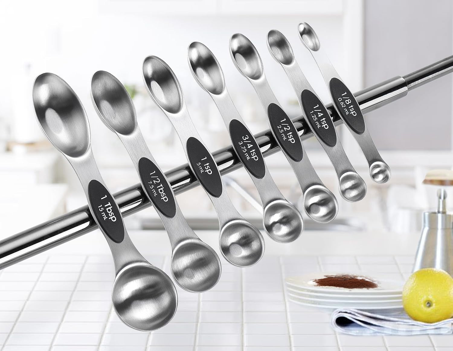 15-Piece Magnetic Measuring Cups & Spoons Set