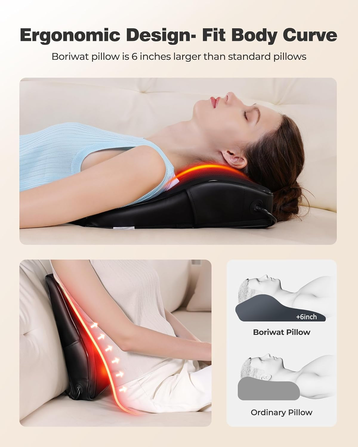 Shiatsu Neck & Back Massager with Heat