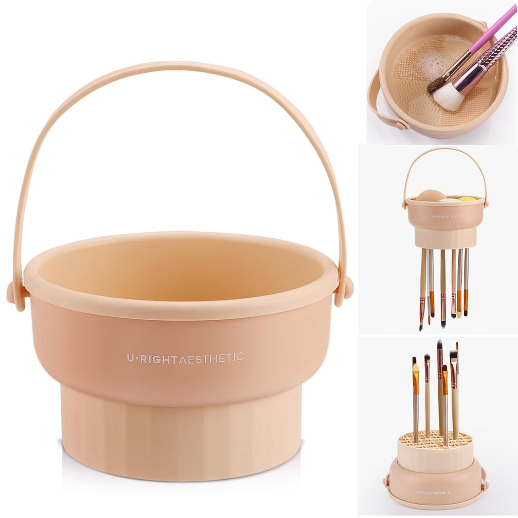 3-in-1 Silicone Makeup Brush Cleaner