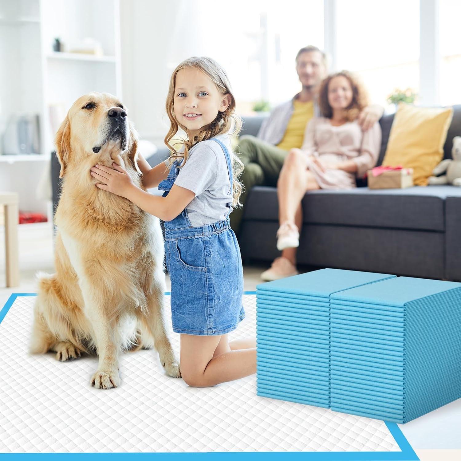 100-Pack Large Dog & Cat Pee Pads – 28x30