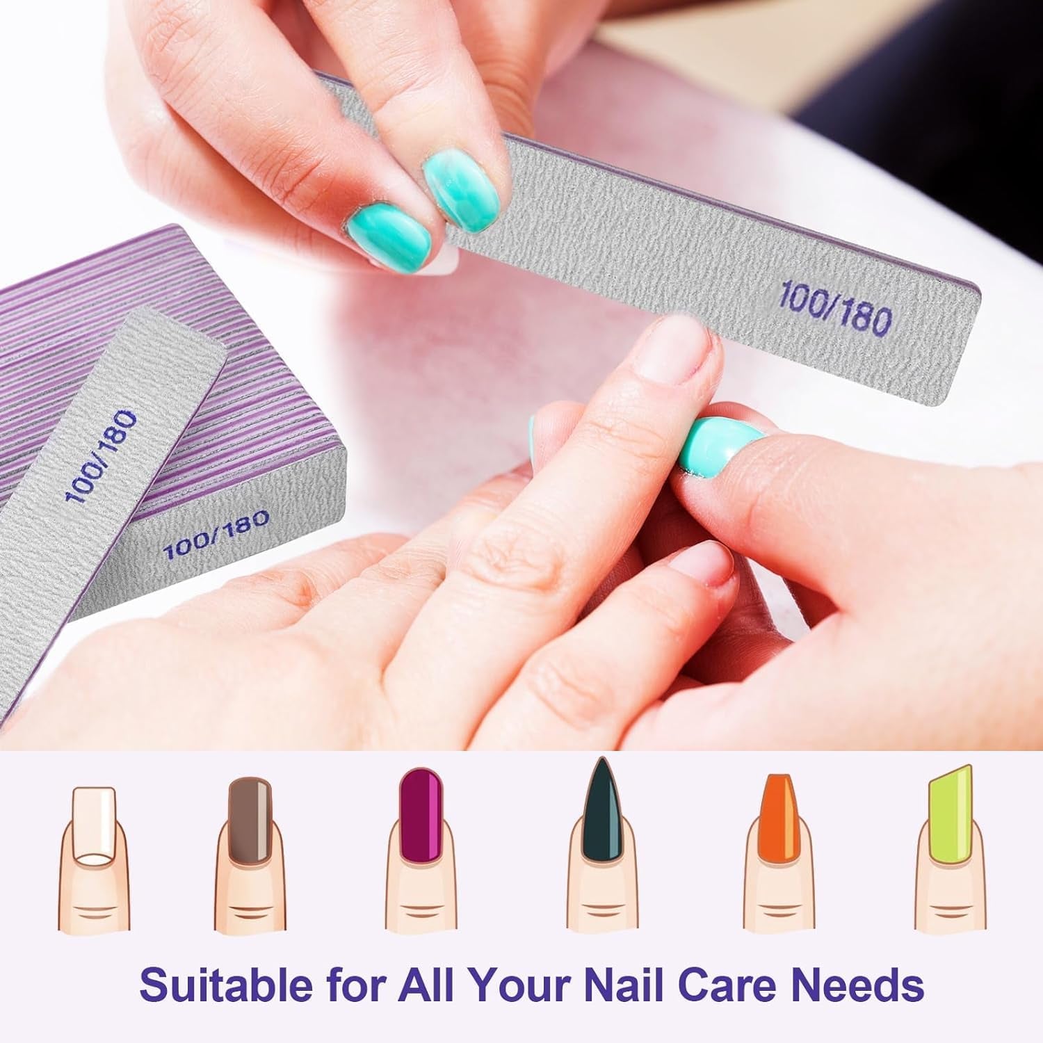 12-Pack Double-Sided Nail Files
