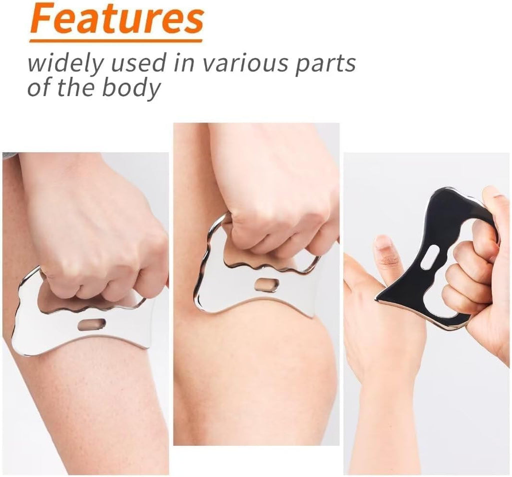 3-in-1 Stainless Steel Gua Sha Tool Set