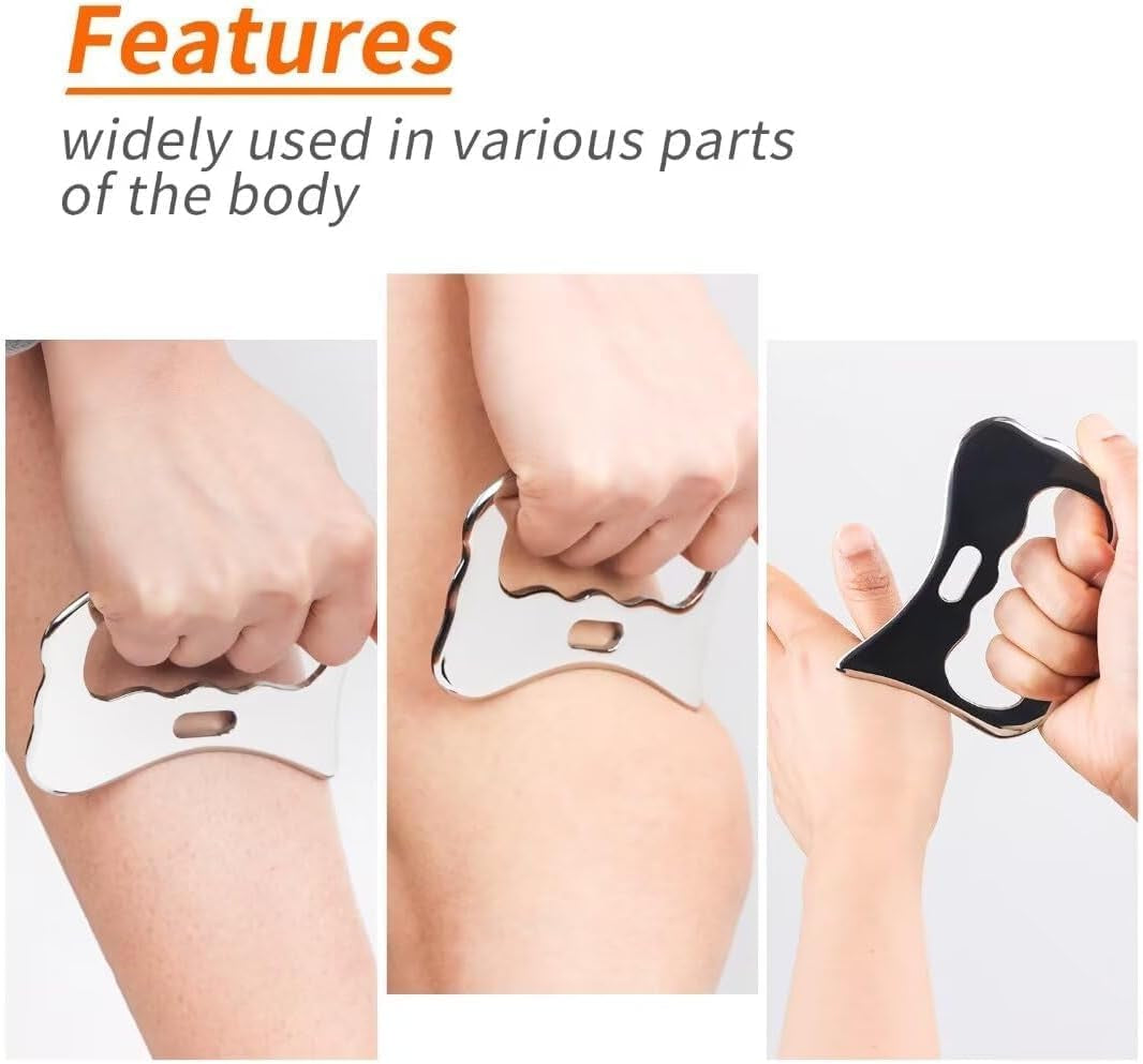 3-in-1 Stainless Steel Gua Sha Tool Set