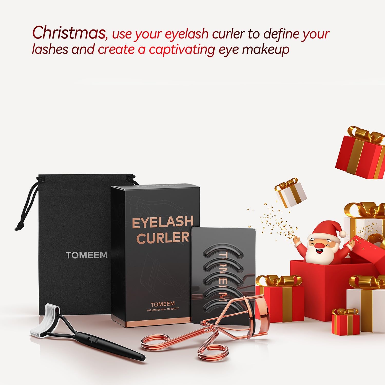 Eyelash Curler with Comb – Rose Gold