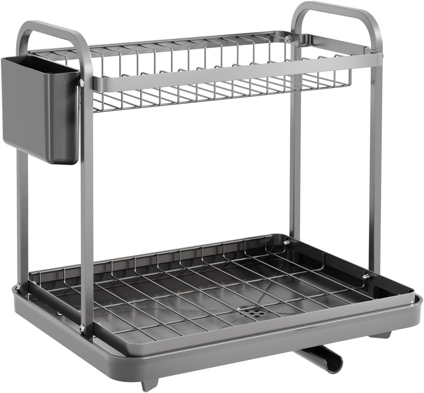 2-Tier Stainless Steel Dish Drying Rack