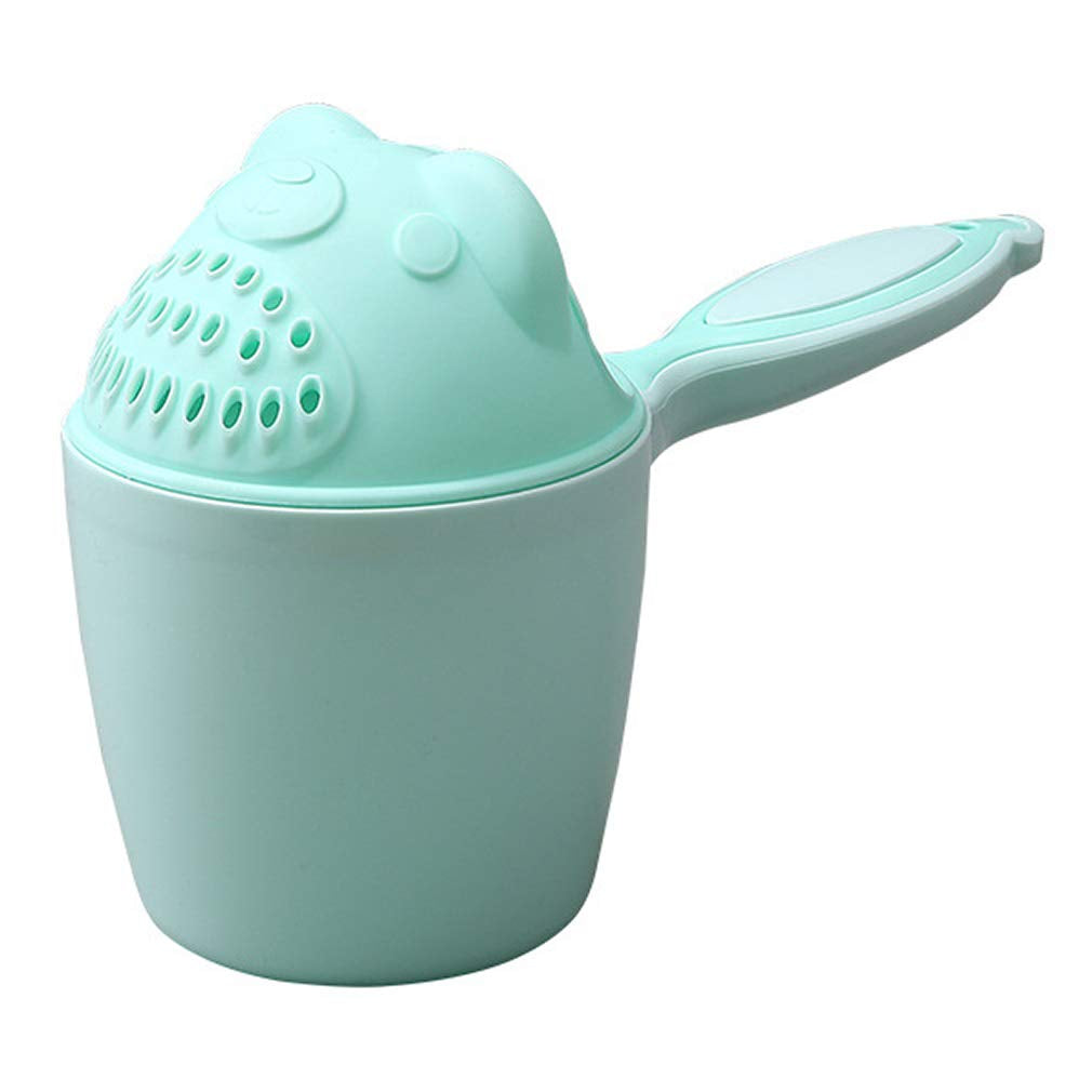 Rinse Shampoo Baby Bath Wash Hair Cup by Protecting Infant Eyes (Green)
