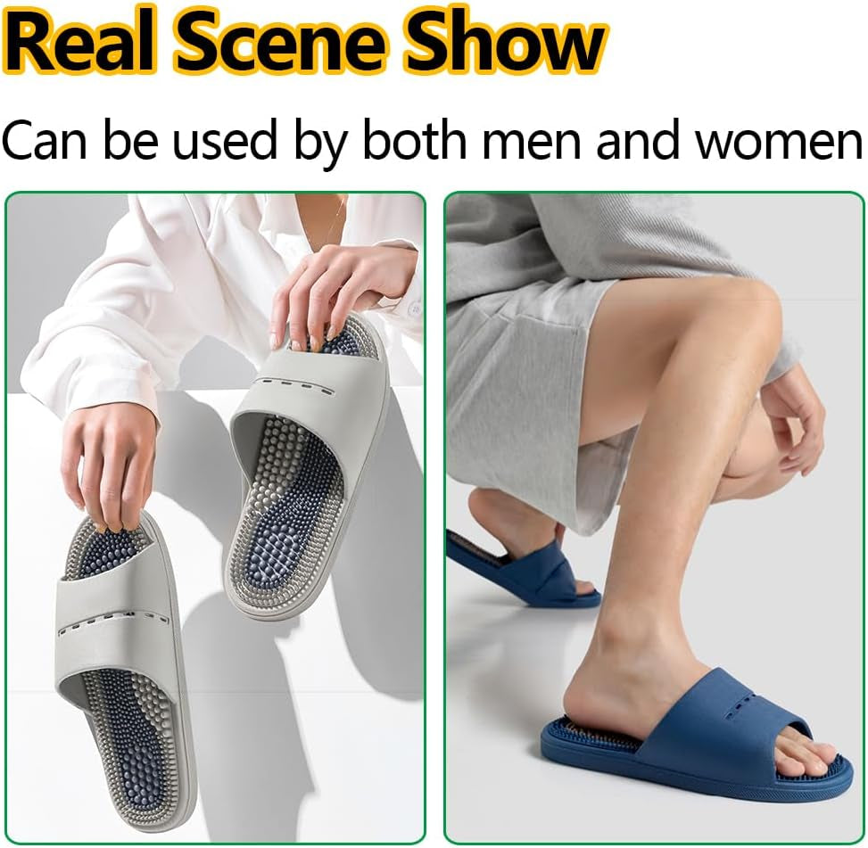 Acupressure Foot Massage Slippers for Pain Relief