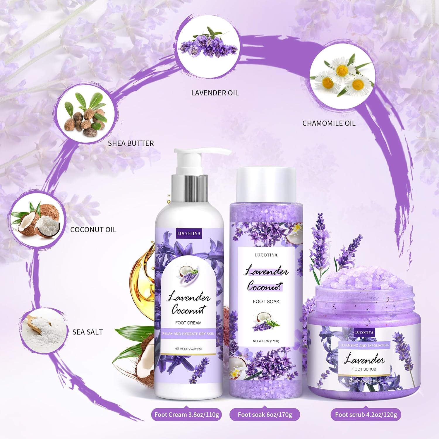 Lavender Foot Soak & Spa Kit