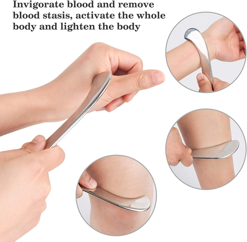 3-in-1 Stainless Steel Gua Sha Tool Set