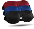 3-Pack 3D Blackout Sleep Masks for Side Sleepers