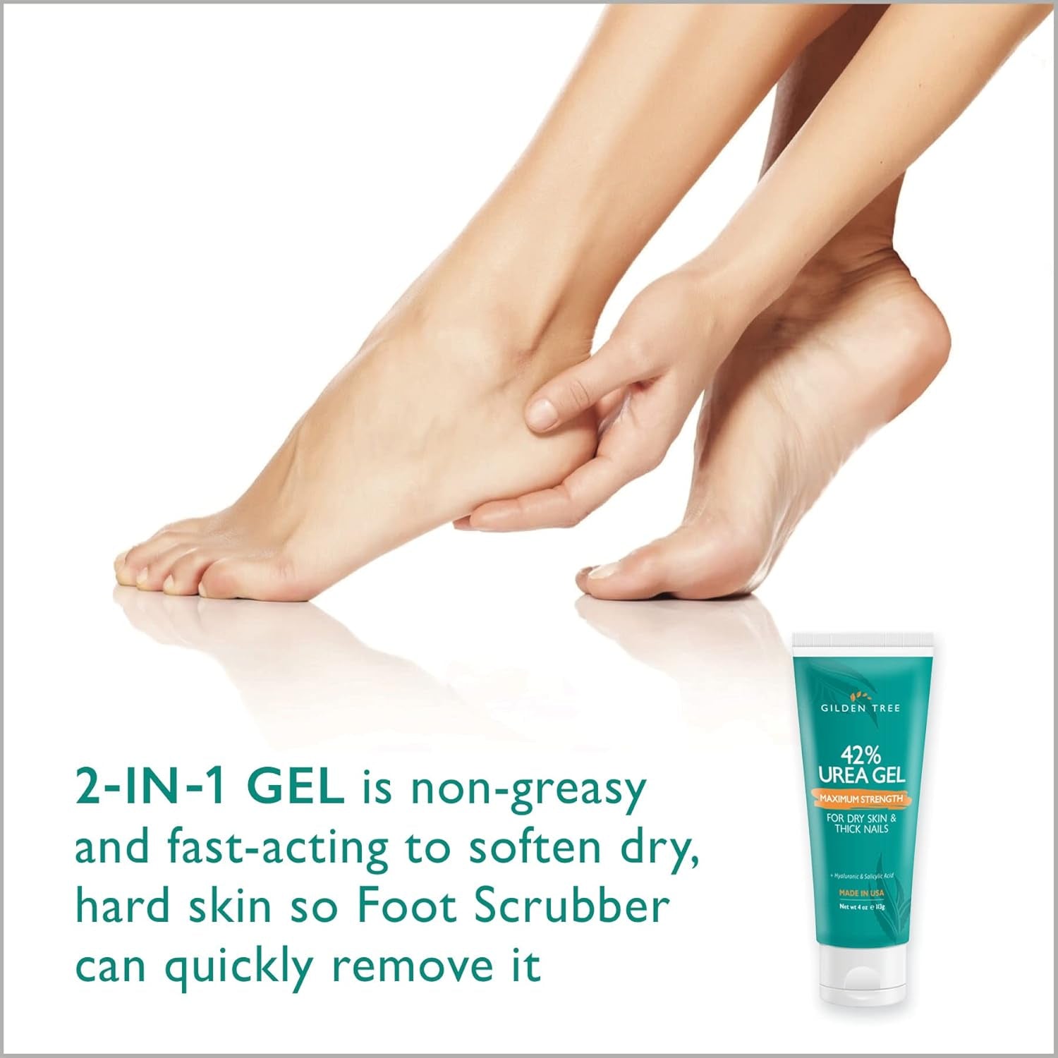 Callus Remover Gel & Foot Scrubber Kit
