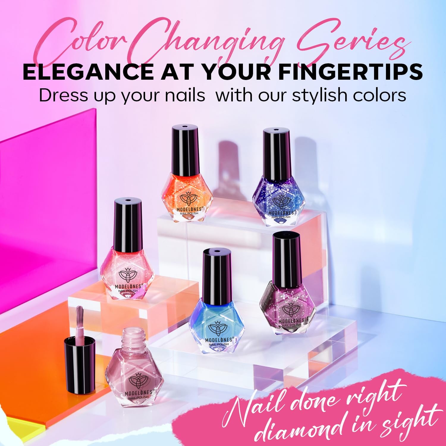 Color Changing Nail Polish 6-Pack