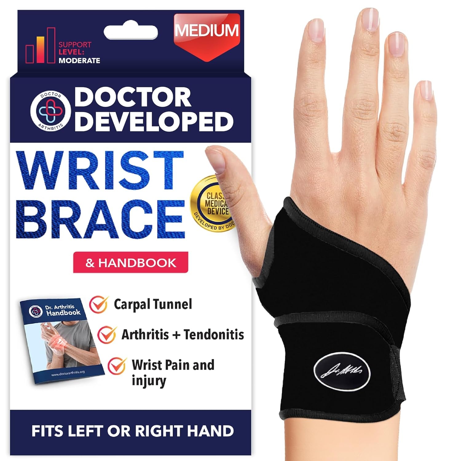 Doctor-Developed Wrist Brace – 1 Pack Support