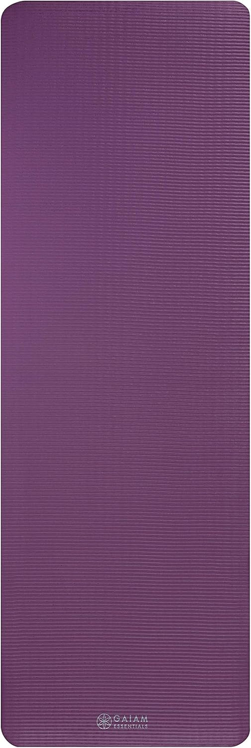 Thick Yoga & Pilates Exercise Mat with Strap