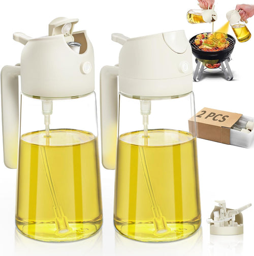 2-Pack Oil Sprayer & Dispenser – 16oz