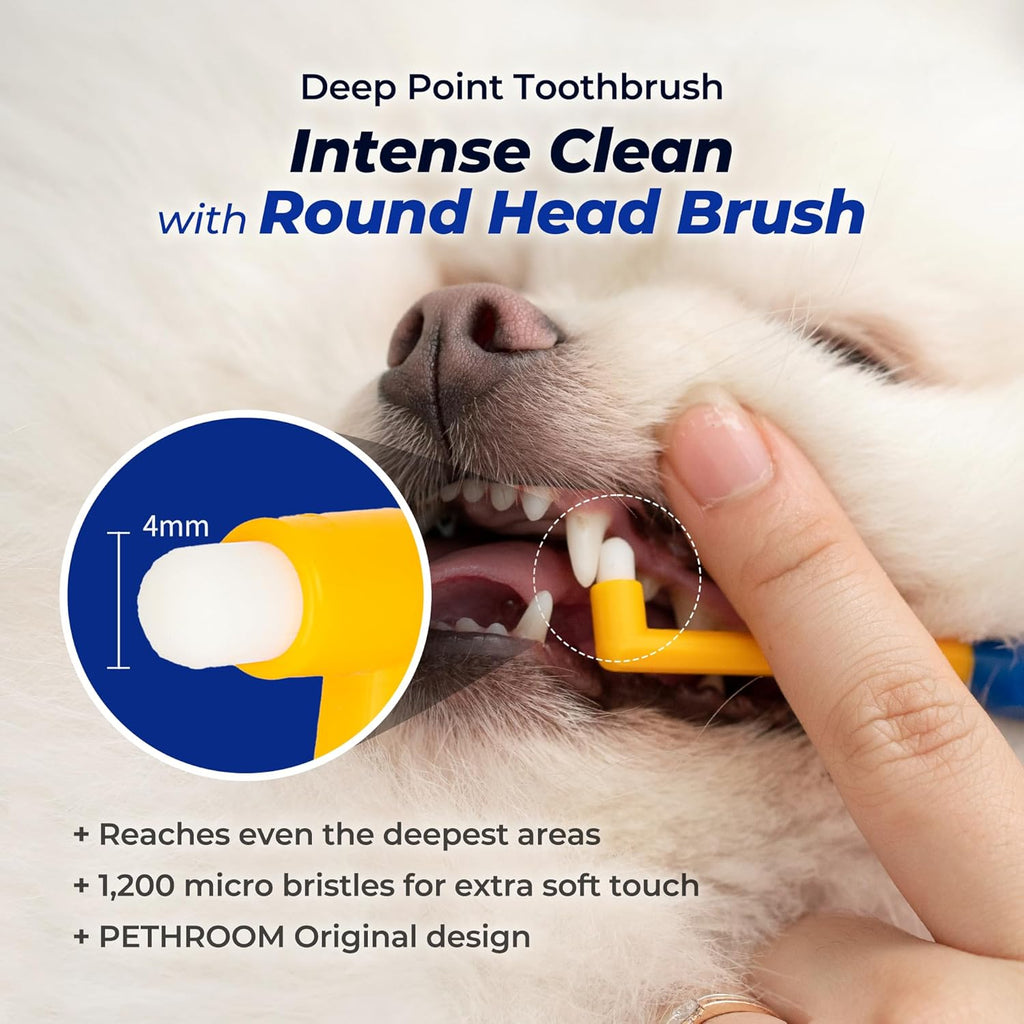 Pet Toothbrush for Cats & Small Dogs Dental Care