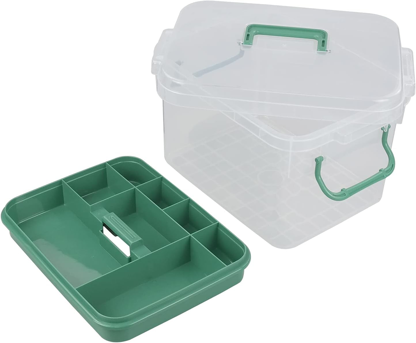 1-Pack Clear First Aid & Medicine Storage Box