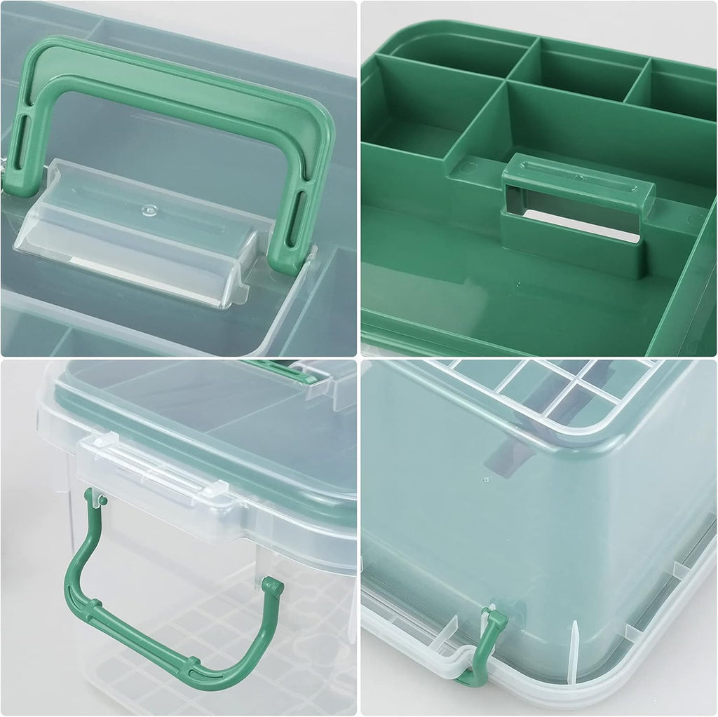 1-Pack Clear First Aid & Medicine Storage Box