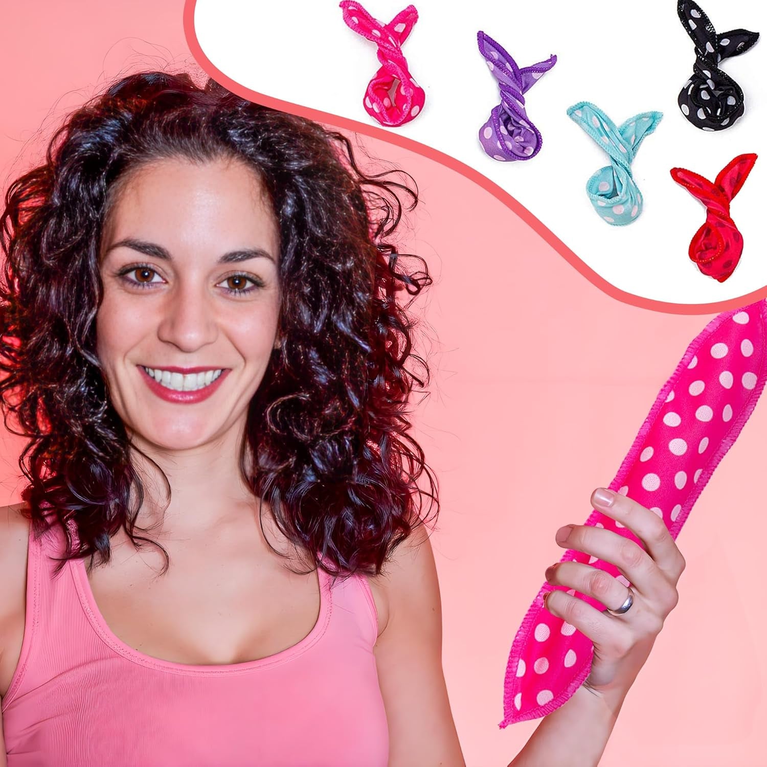 30-Pcs Foam Hair Curlers with Bag