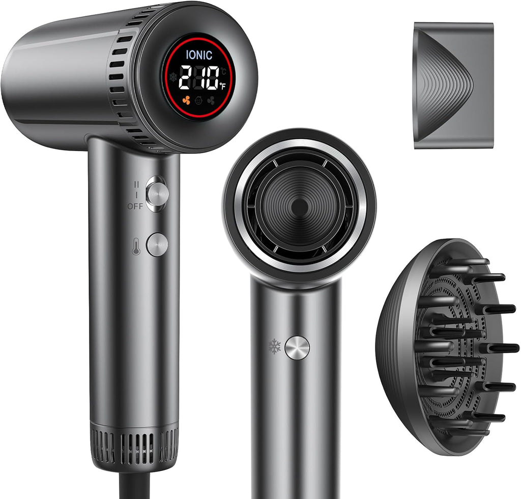Professional Ionic Hair Dryer with Diffuser