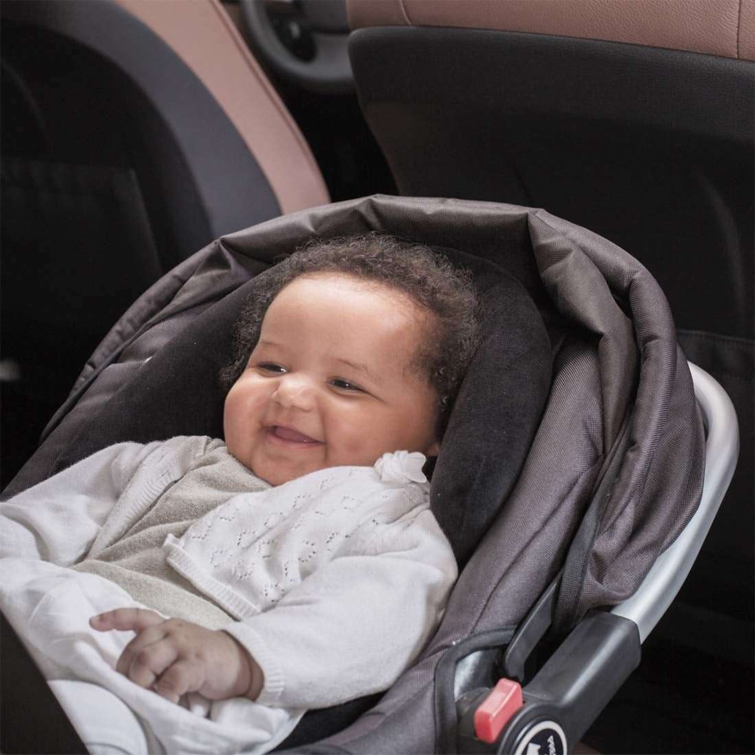 Upgraded 3-In-1 Babybody Support for Newborn Infant Toddler - Extra Soft Car Seat Insert Cushion Pad, Perfect for Carseats, Strollers, Swings, Black
