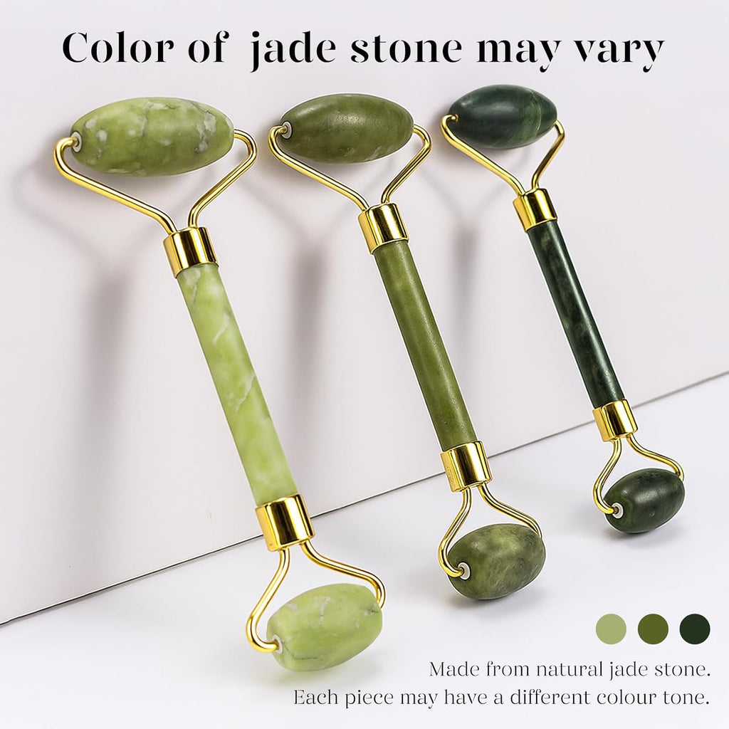 Icyme Jade Roller & Gua Sha Facial Set
