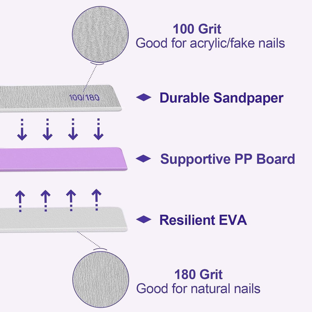 12-Pack Double-Sided Nail Files