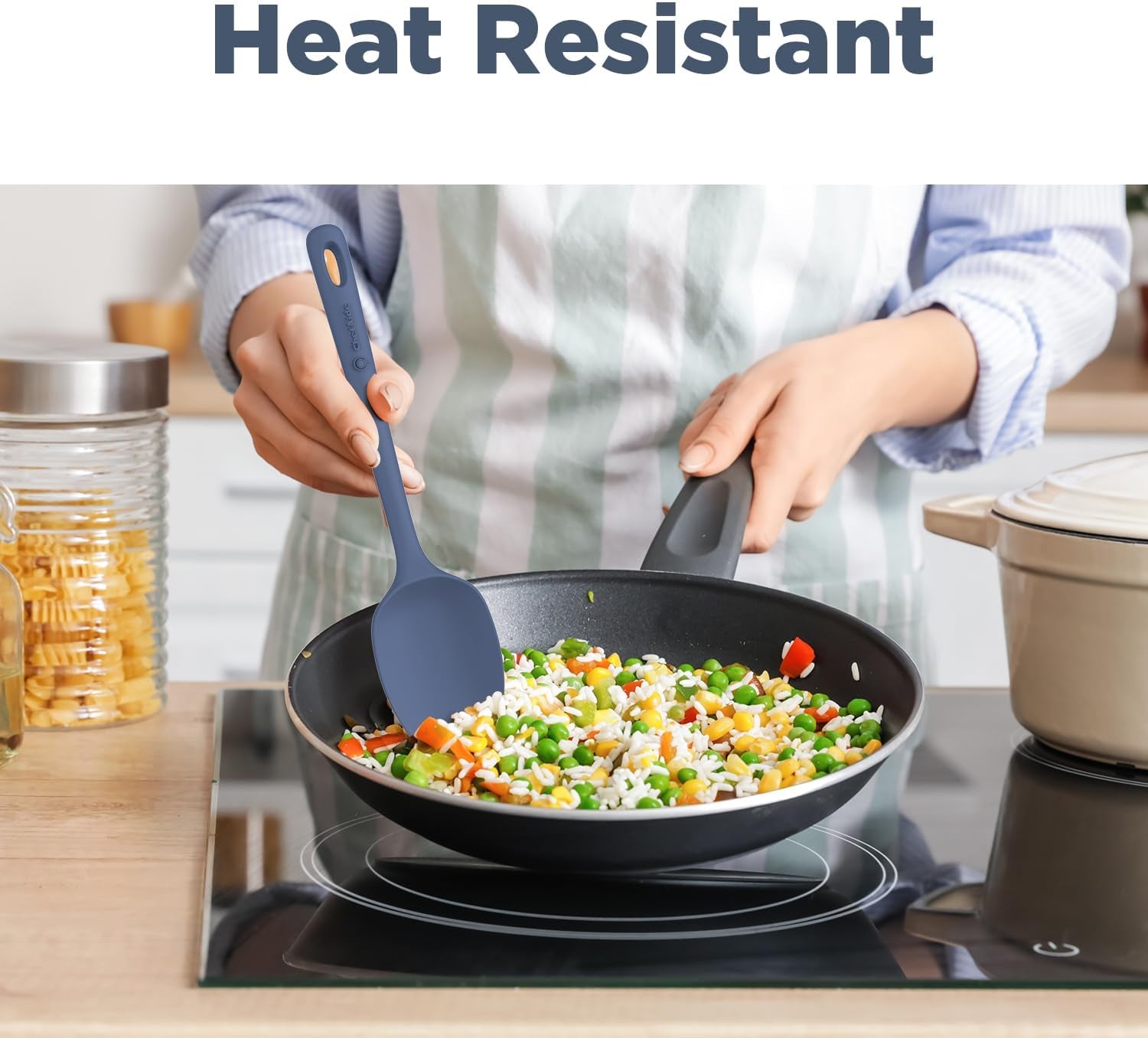 5-Piece Heat-Resistant Silicone Spatula Set