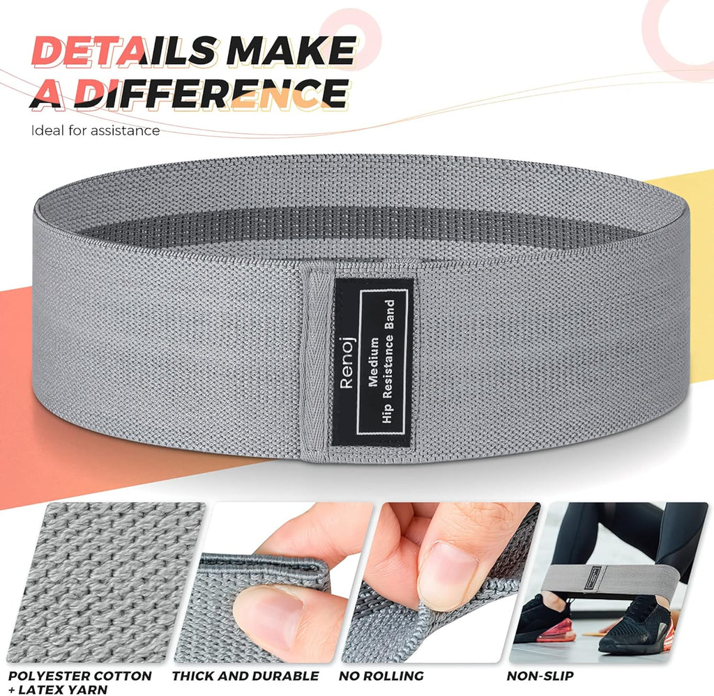 Resistance Bands Set – 3 Elastic Pilates Bands