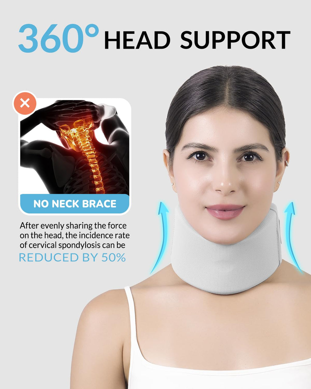 Ice Silk Neck Brace for Pain Relief & Posture