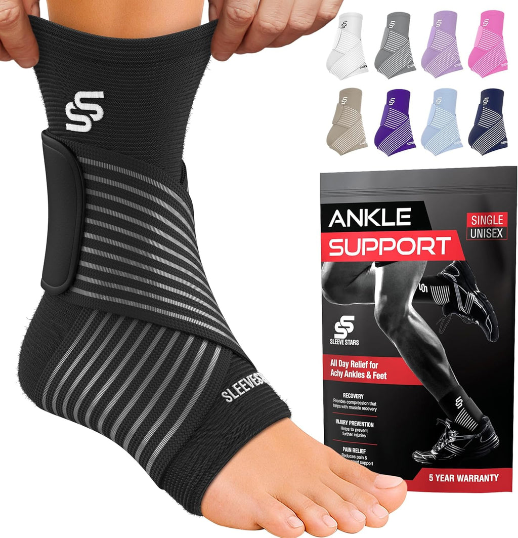 Ankle Brace Compression Sleeve – Adjustable Support