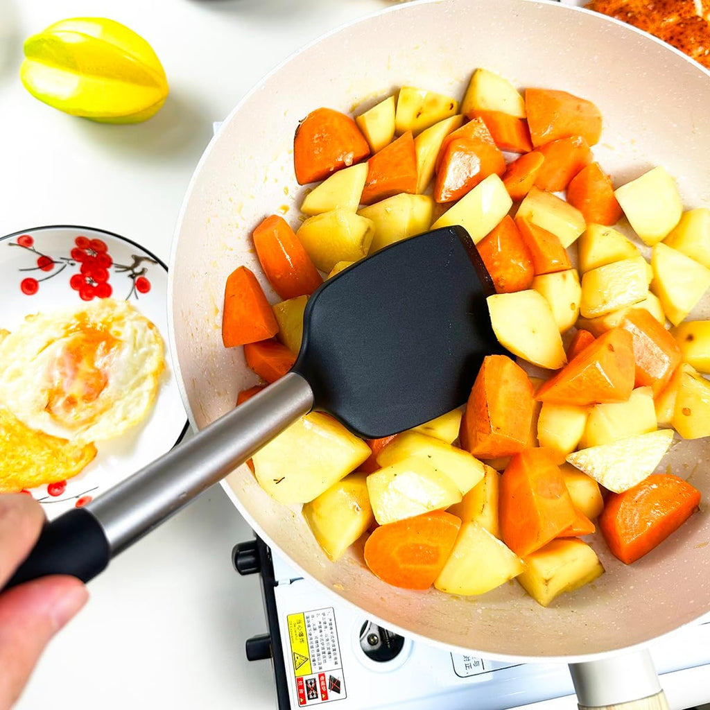 3-Piece Heat-Resistant Silicone Spatula Set