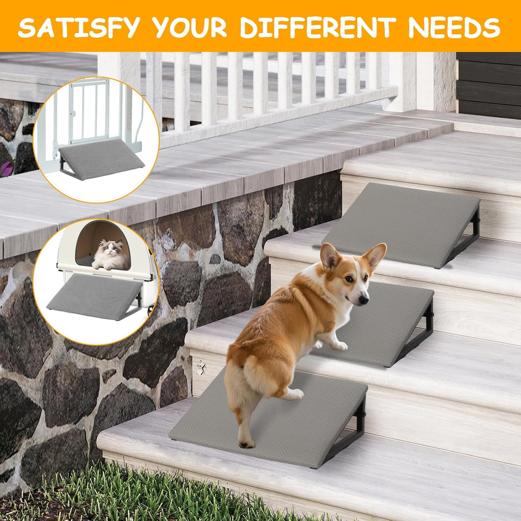 3-Pack Non-Slip Dog Ramp Stairs for Pets