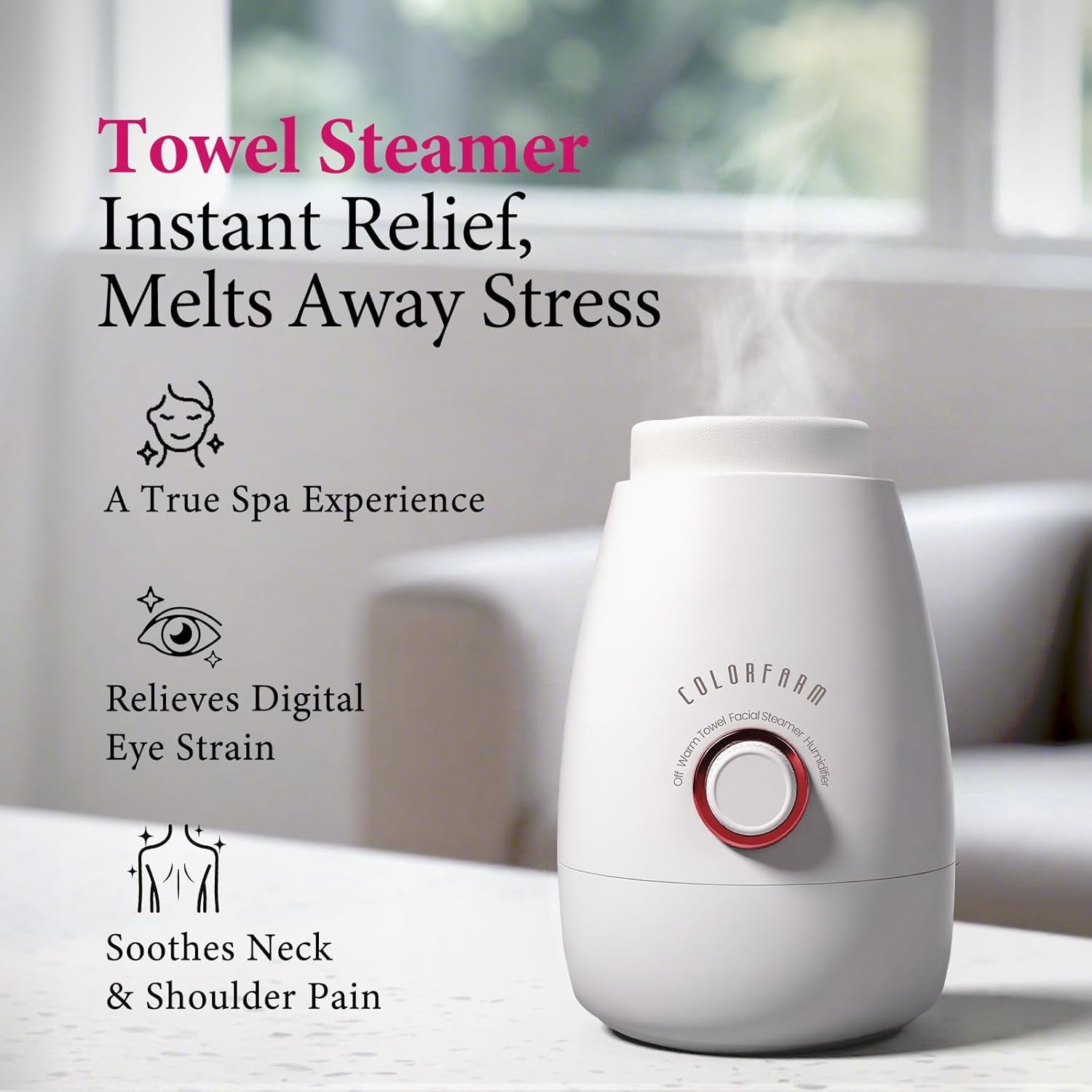 Nano Ionic 3-in-1 Facial Steamer & Humidifier