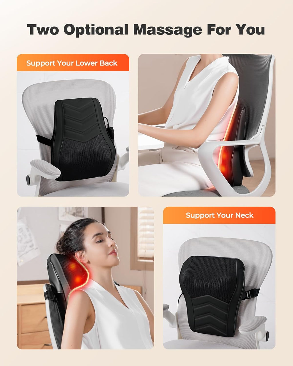 Shiatsu Neck & Back Massager with Heat