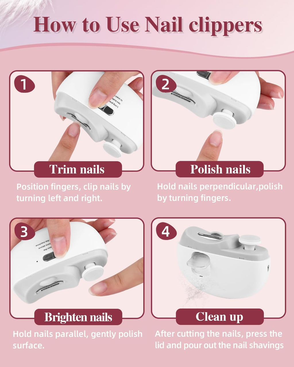 2025 Upgraded Electric Nail Clipper