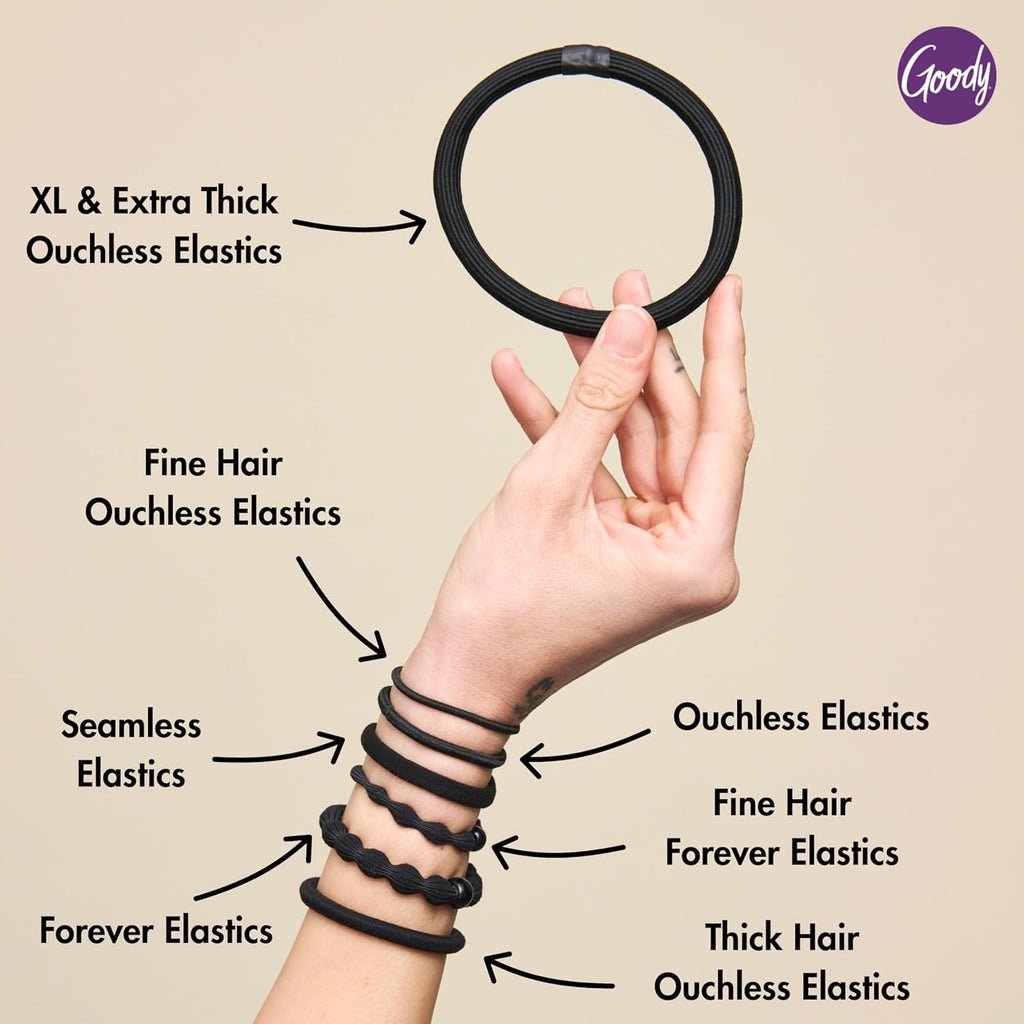 Ouchless Hair Elastics 50-Pack