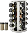 20-Jar Revolving Spice Rack with Free Refills