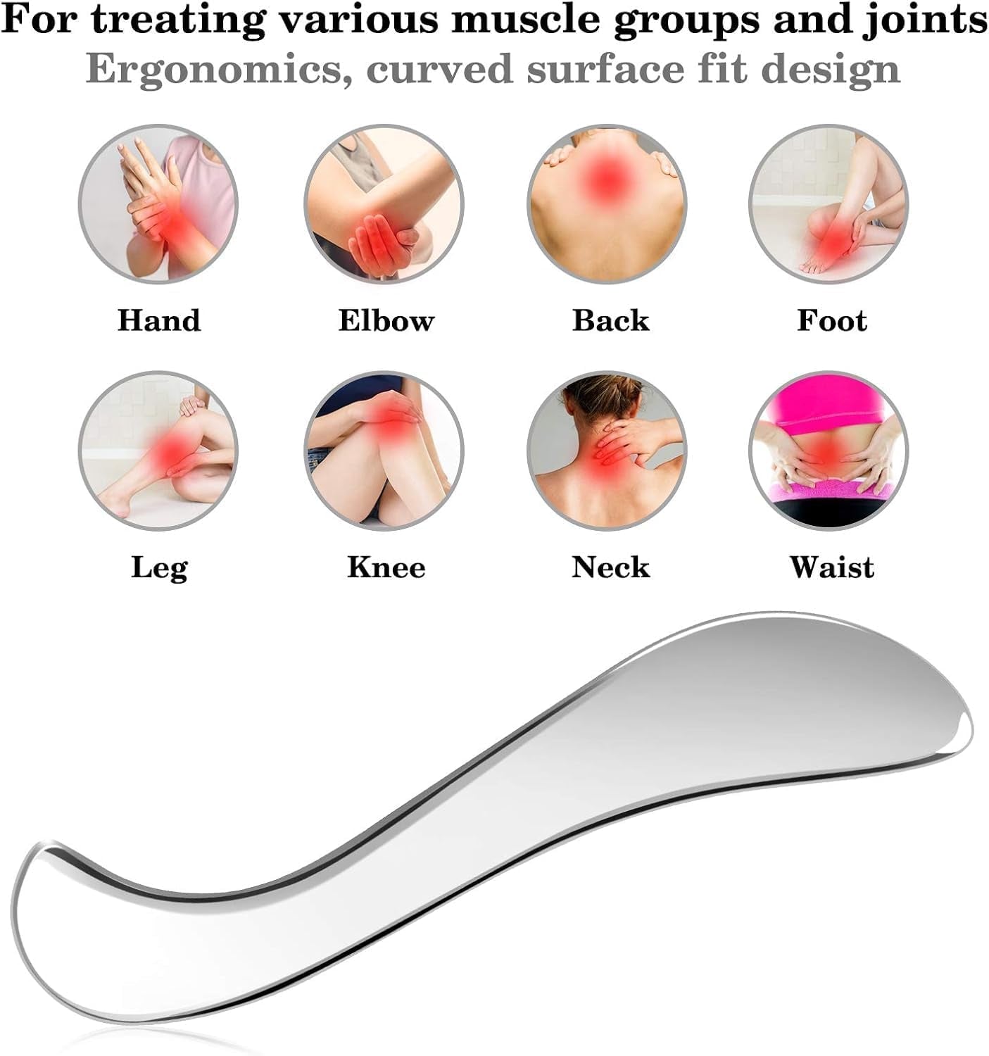 3-in-1 Stainless Steel Gua Sha Tool Set