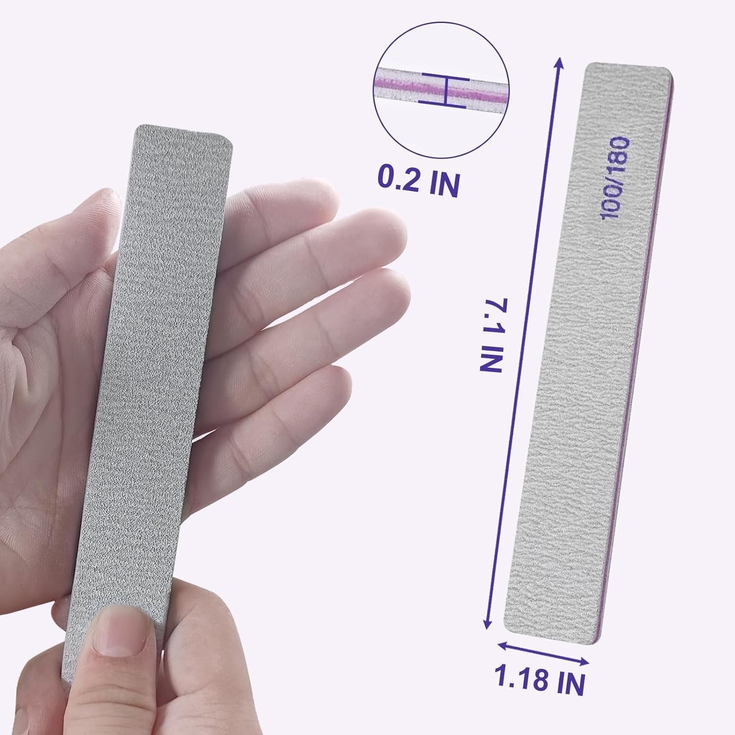 12-Pack Double-Sided Nail Files