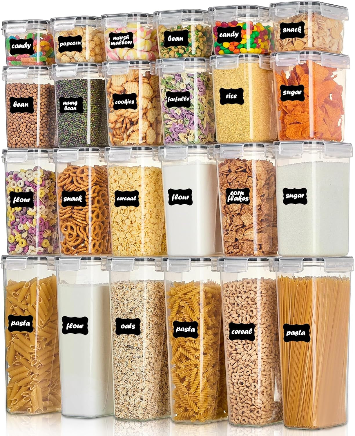 24-Piece Airtight Food Storage Container Set