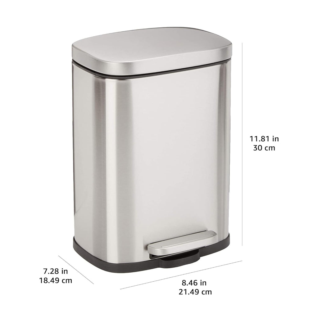 Mini Trash Can 5L Stainless Steel Bathroom